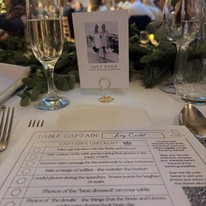 Table Captain - Wedding Stationary Template (downloadable and ...
