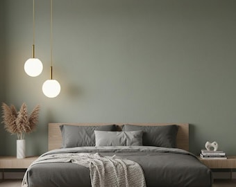 Modern Glass Globe Pendant Light Nordic Minimalist Bedside Hanging Lamp Bedroom Study Orb Chandelier