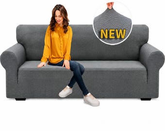 Stretchable Sofa Slipcover | Non-Slip, Waterproof Furniture Protector for Pets, Kids
