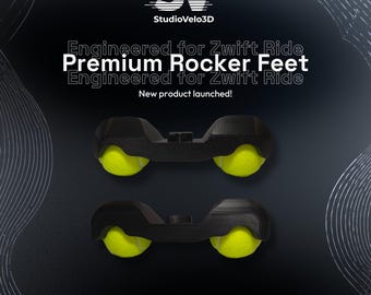 Zwiftライド用ロッカーフィート | 屋内サイクリングモーションアップグレード | ダイナミックな左右の揺れでサドルの快適性を実現 | 3DプリントリサイクルPETG