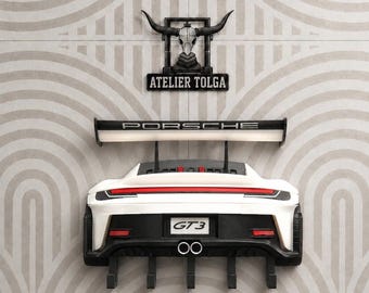Llavero inspirado en el GT3 con 5 ganchos | Soporte para llaves impreso en 3D | Varios colores disponibles | Decoración para garaje