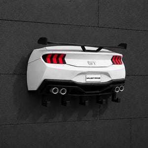 Muscle Car GT Style Key Holder, 3D Printed Wall Key Rack, Sports Car Garage Decor, Car Lover Gift, Man Cave Organizer