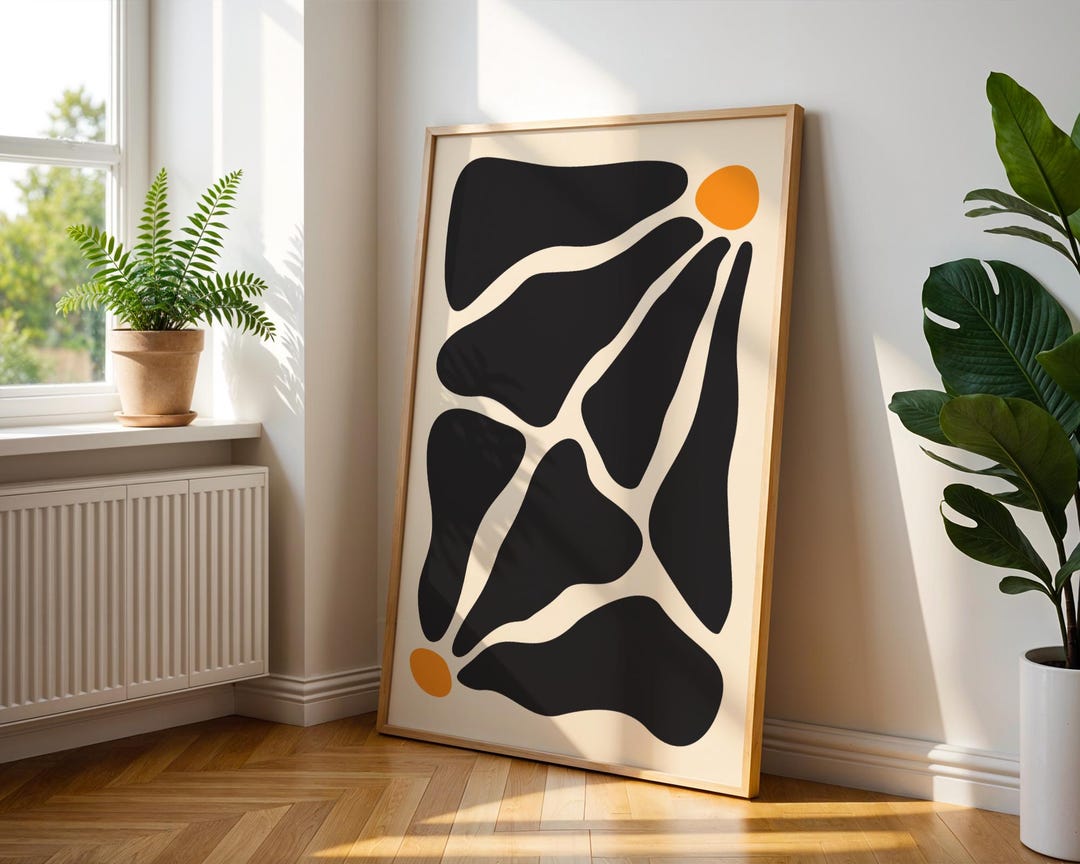 Abstract Wall Art Printable, Minimalist Modern Digital Art, Boho Home ...