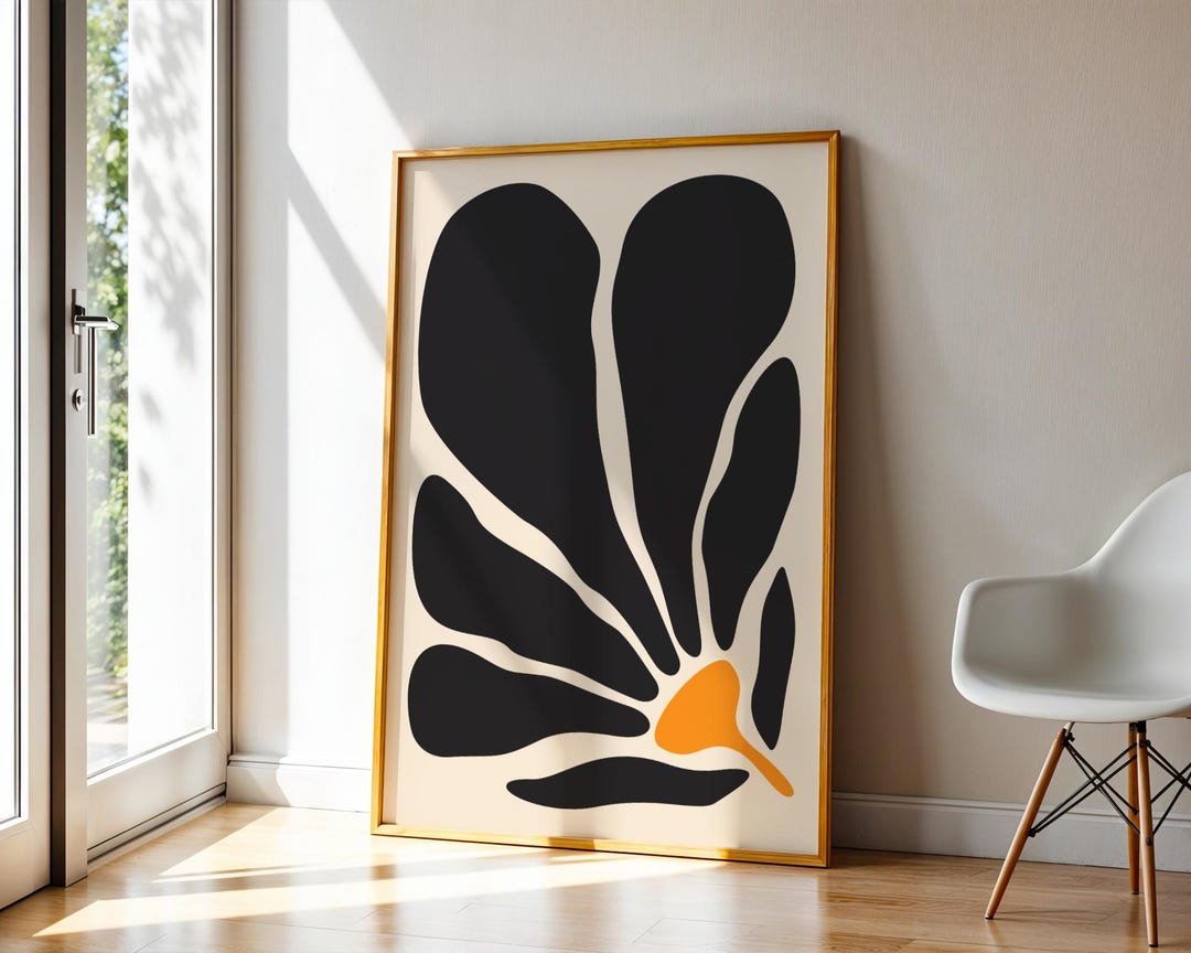 Minimalist Abstract Art Print, Boho Printable Home Decor (digital ...