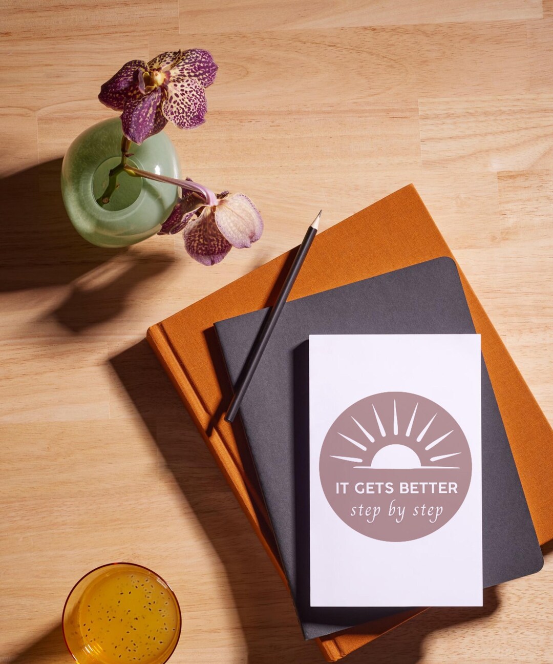 It Gets Better Notebook Cover PNG | Motivational Journal Design ...