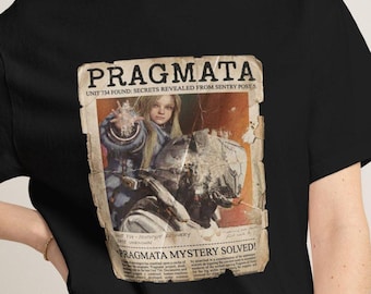 Pragmata Inspired T-Shirt,Futuristic Poster Graphic Shirt, Gamer Meme Aesthetic, Vintage Style Unisex Tee, Streetwear Gaming Top