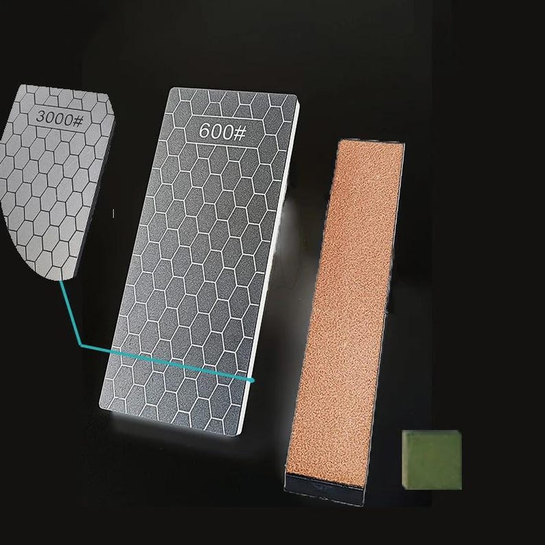 three different types of knives or blades, each with a unique design and purpose.