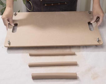 Clay Coil Rolling Board – Pottery Strip Forming Tool for Even Clay Coils and Ceramic Sculpture Building