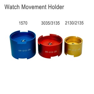 Adjustable Watch Movement Holder – Fits 1570, 2130/2135, 3035/3135 (1.2" Dia)