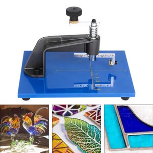 Adjustable Glass Circle Cutter Compass Tool for Stained Glass, Mosaic Art & DIY Craft Projects