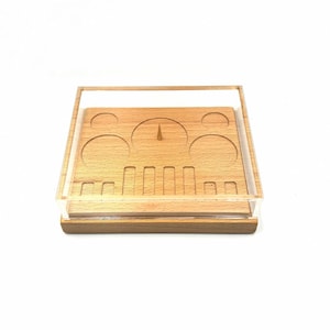Watch Parts Storage Tray with Clear Dust Cover – Movement & Jewelry Repair Organizer Box
