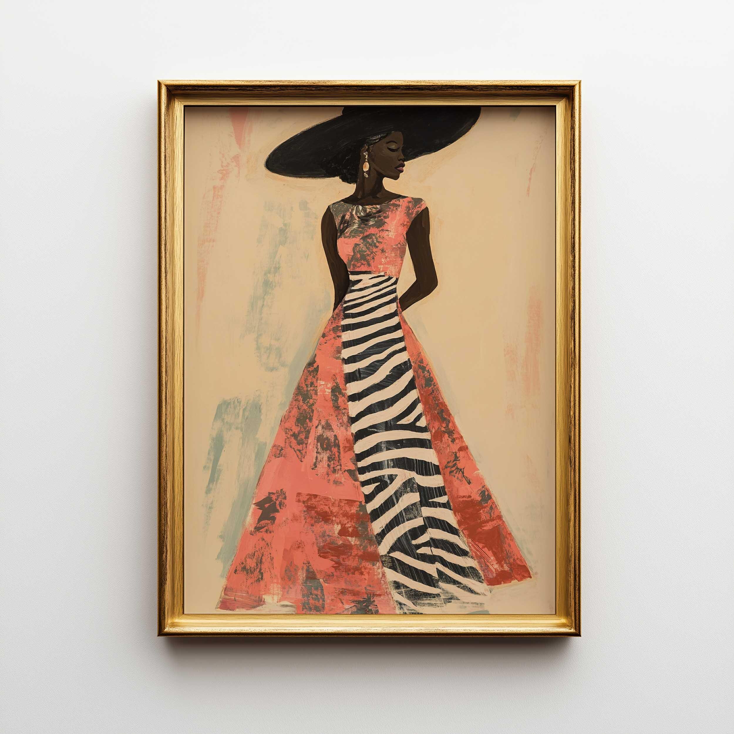 Pink and Zebra Dress - Etsy