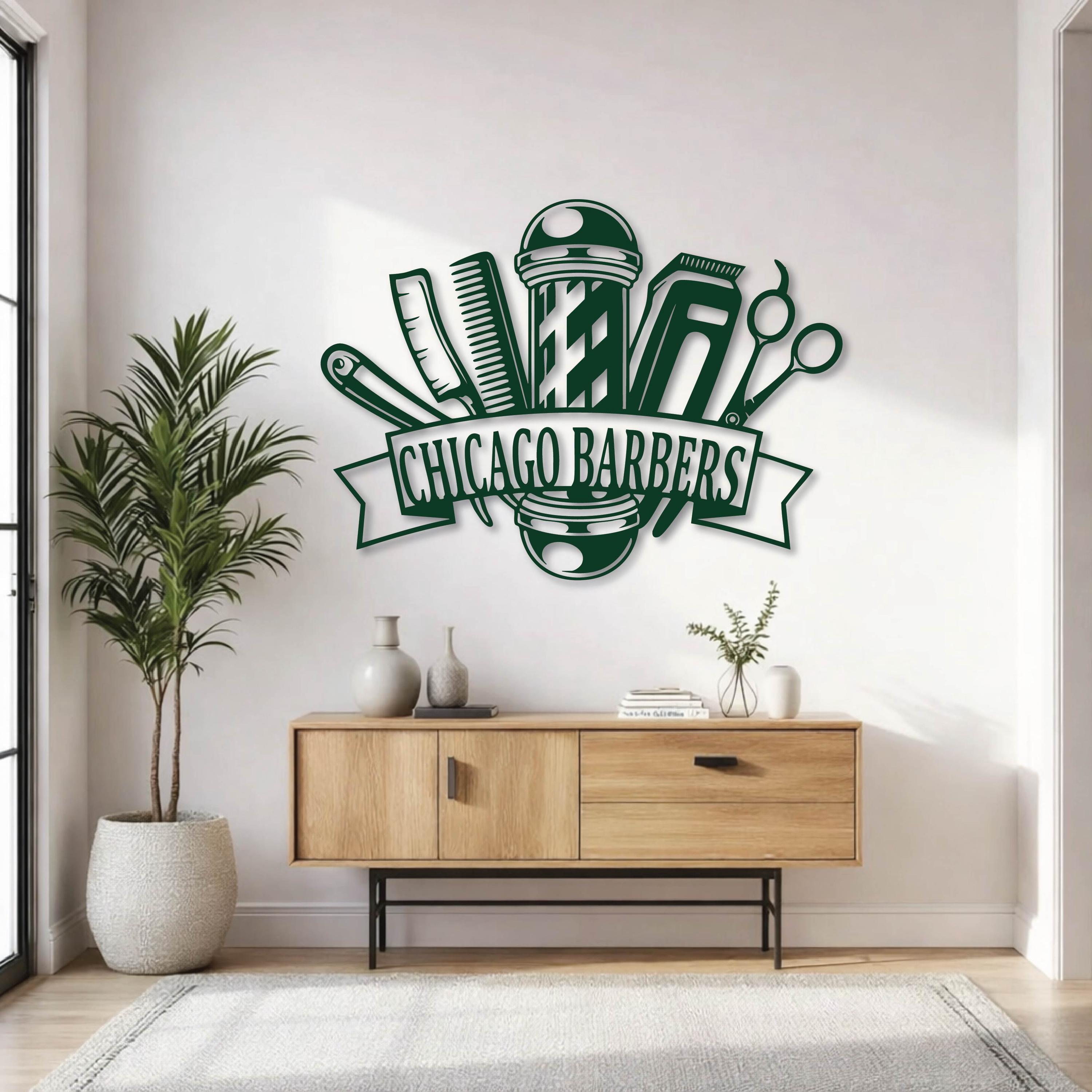 Custom Barber Shop Metal Sign – Custom Barbers Wall Art – Personalized ...