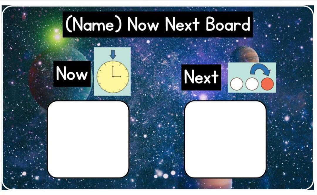 Editable Now Next Then Board: Visual Aid for ASN/SEN Children - Etsy