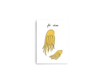 Fo Shou (Buddha’s Hand) – Illustrated Botanical Poster
