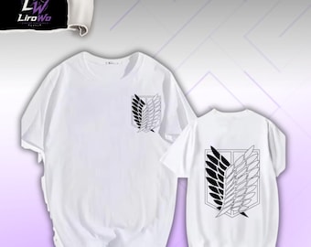 Anime inspiriert T Shirt, Titan Sommer Frauen Tops, Kurzarm Shirts, Geschenk für Sie / Ihn