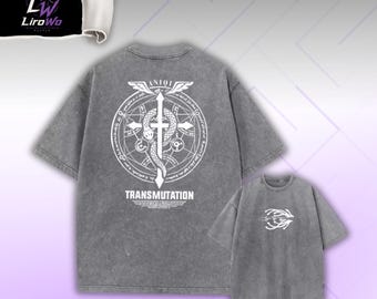 Fullmetal Alchemist Shirt, Kurzarmtop, Streetwear T-Shirts, Geschenk für Jungen