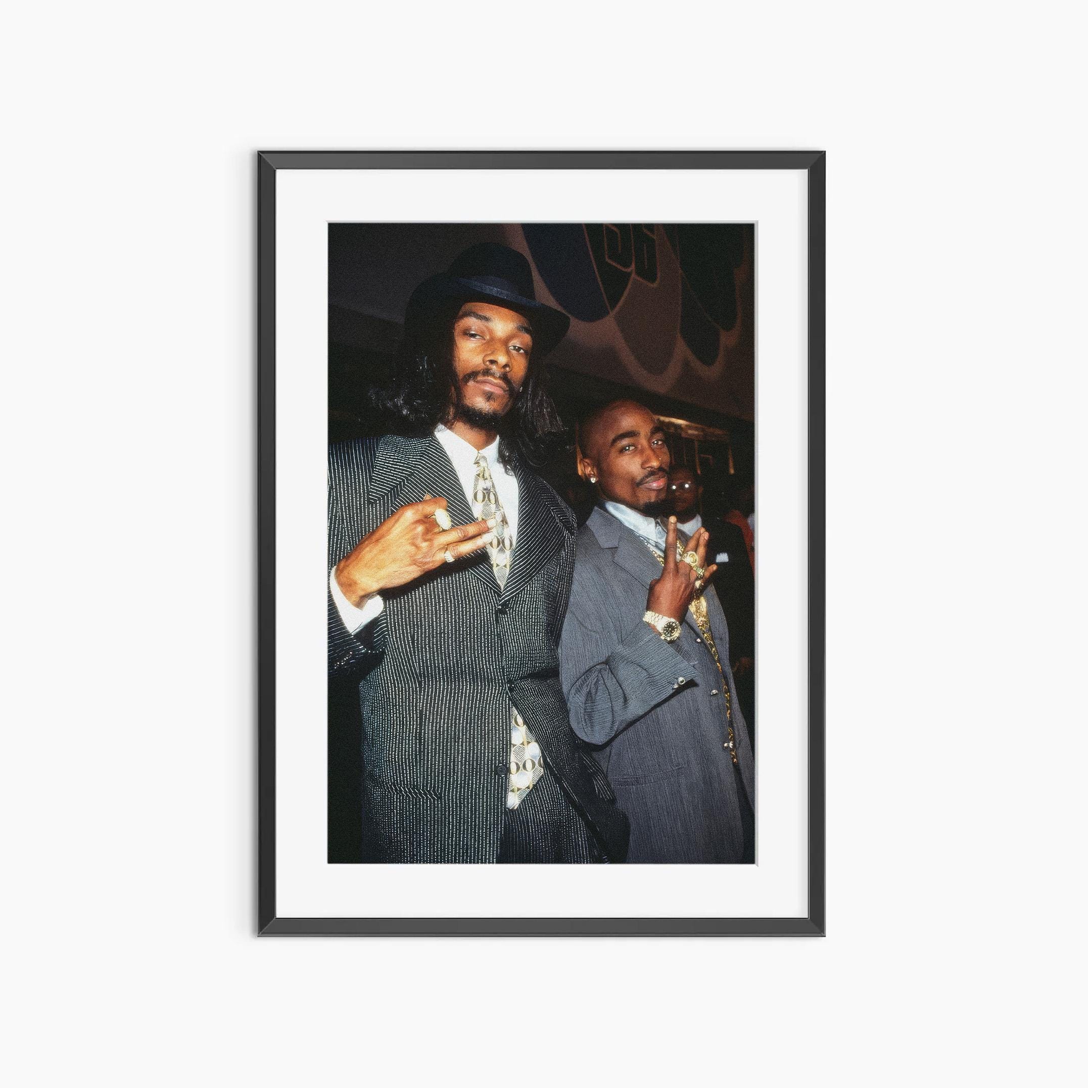 Tupac and Snoop Dogg Poster - Etsy