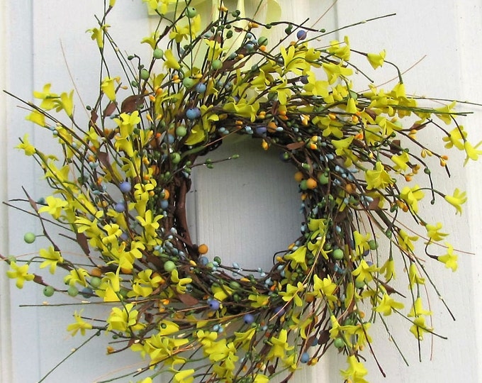 Mini Window Wreath Easter Wreath Pantry Door Wreath Etsy