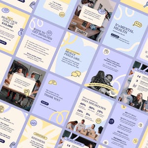 Mallar för Instagram-inlägg för välgörenhet | Mallar för Canva för ideella organisationer | Marknadsföring för ideella organisationer | Instagram-berättelser | Instagram-höjdpunkter