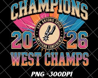 Halftone San Antonio Spurs Western Conference Champions PNG, Game Day Shirt Design- (Digital Download)