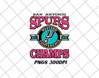 Spurs Western Champs PNG, Spurs Finals, San Antonio Basketball Graphic Instant Download