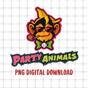 Party animals baseball - Etsy 日本