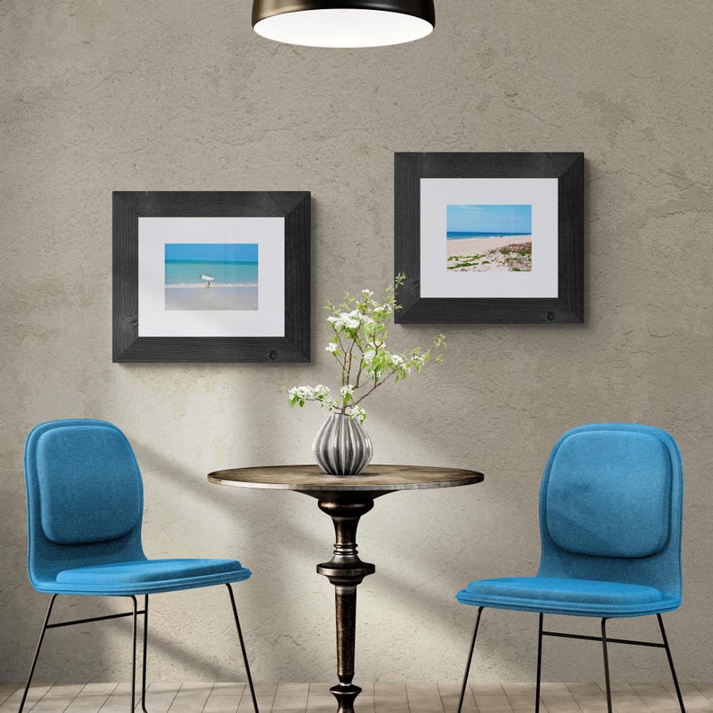 Coastal Photo Prints Set: Florida Beach Photography, Ocean Wall Art ...