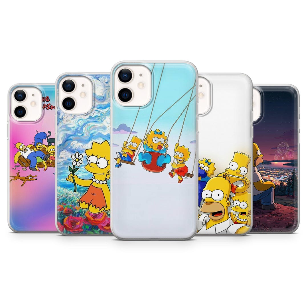 The Simpsons Phone Case Cartoon Lisa Simpson Cover for iPhone 17, 17pro ...