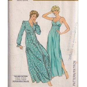 May include: A vintage sewing pattern with two dress designs. The cover displays illustrations of the dresses, one with long sleeves and a floral print, the other a slip dress. The pattern includes the text "Style" and "2900".