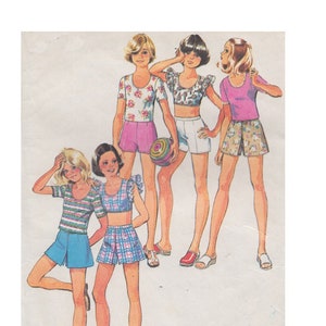 Little Girls Pants and Unlined Jacket Simplicity 7991 Vintage Sewing Pattern Size 3-4 Breast 22-23 UNCUT