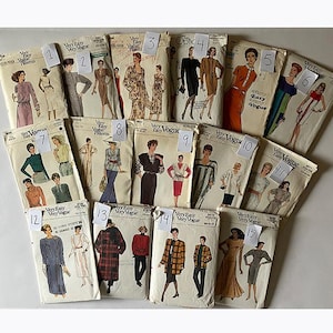 Easy VTG Vogue Sewing Patterns U Pick Vogue 7005 7061 7369 7928 7991 8020 8089 8858 8882 8906 8971 9013 9156 9422 9478 9939 Sizes