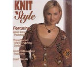 Knitting Magazine Knit 39 n Style No. 124 April 2003 Transitional Season Designs Mother Daughter Fashion Scarf Trends Finishing More