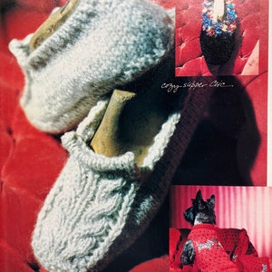 Vintage 90s Vogue Knitting Magazine Winter 92/93 Witty Kids, Nifty Gifts, Hats to Go, Designer Knits, Very Easy Very Vogue Knitting Patterns image 6