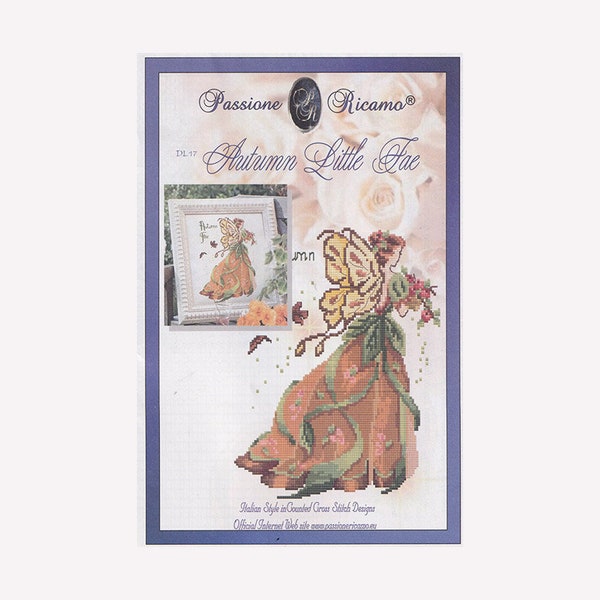 Passione Ricamo DL17 Autumn Little Fae Style in Counted Cross Stitch Designs Romantic Time - Original Pattern