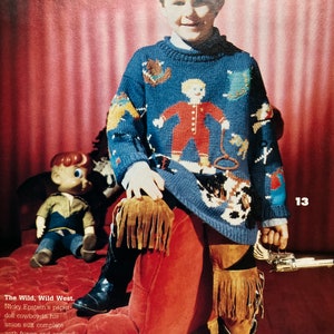 Vintage 90s Vogue Knitting Magazine Winter 92/93 Witty Kids, Nifty Gifts, Hats to Go, Designer Knits, Very Easy Very Vogue Knitting Patterns image 7