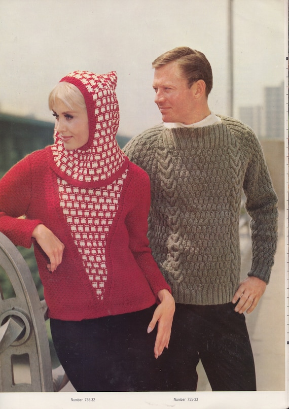 Vtg The Bernat Book of Irish Knits family knitting patterns classic 34 pages
