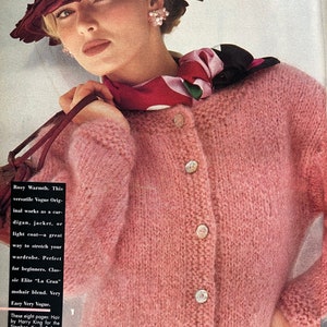 Vintage 90s Vogue Knitting Magazine Winter 92/93 Witty Kids, Nifty Gifts, Hats to Go, Designer Knits, Very Easy Very Vogue Knitting Patterns image 3