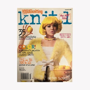 Vogue Knitting Pattern Magazine Knit 1 Summer 2006 The Art Issue 35 Easy Projects / Go for Baroque / Knitting Gets Mod / Fashion Knits