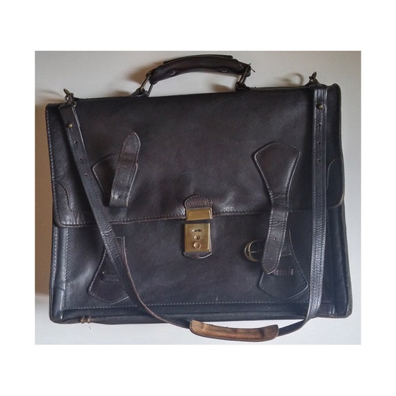 renwick leather briefcase