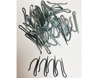 30 Heavy Duty Pin on Hooks - Salvaged Lot