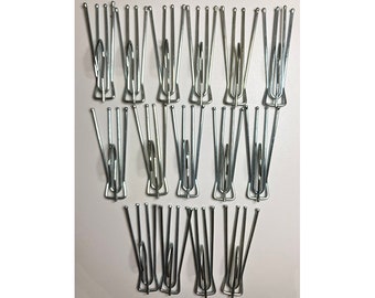 4 Prong Pinch Pleat Drapery Hooks 3 Inches with 1 Inch Drop