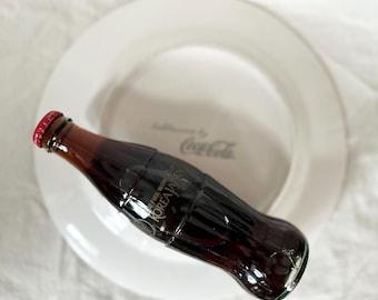Vintage Coca-Cola Bottle & Plate Set – 2002 World Cup Collectible