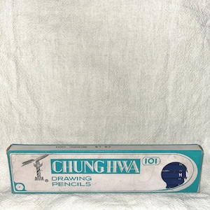 Zestaw zabytkowych ołówków do rysowania Chunghwa 101 – kolekcjonerskie chińskie artykuły artystyczne