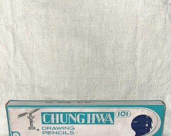 Vintage Chunghwa 101 Drawing Pencil Set – Collectible Chinese Art Supply