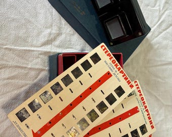 Auténtico estereoscopio búlgaro de colección