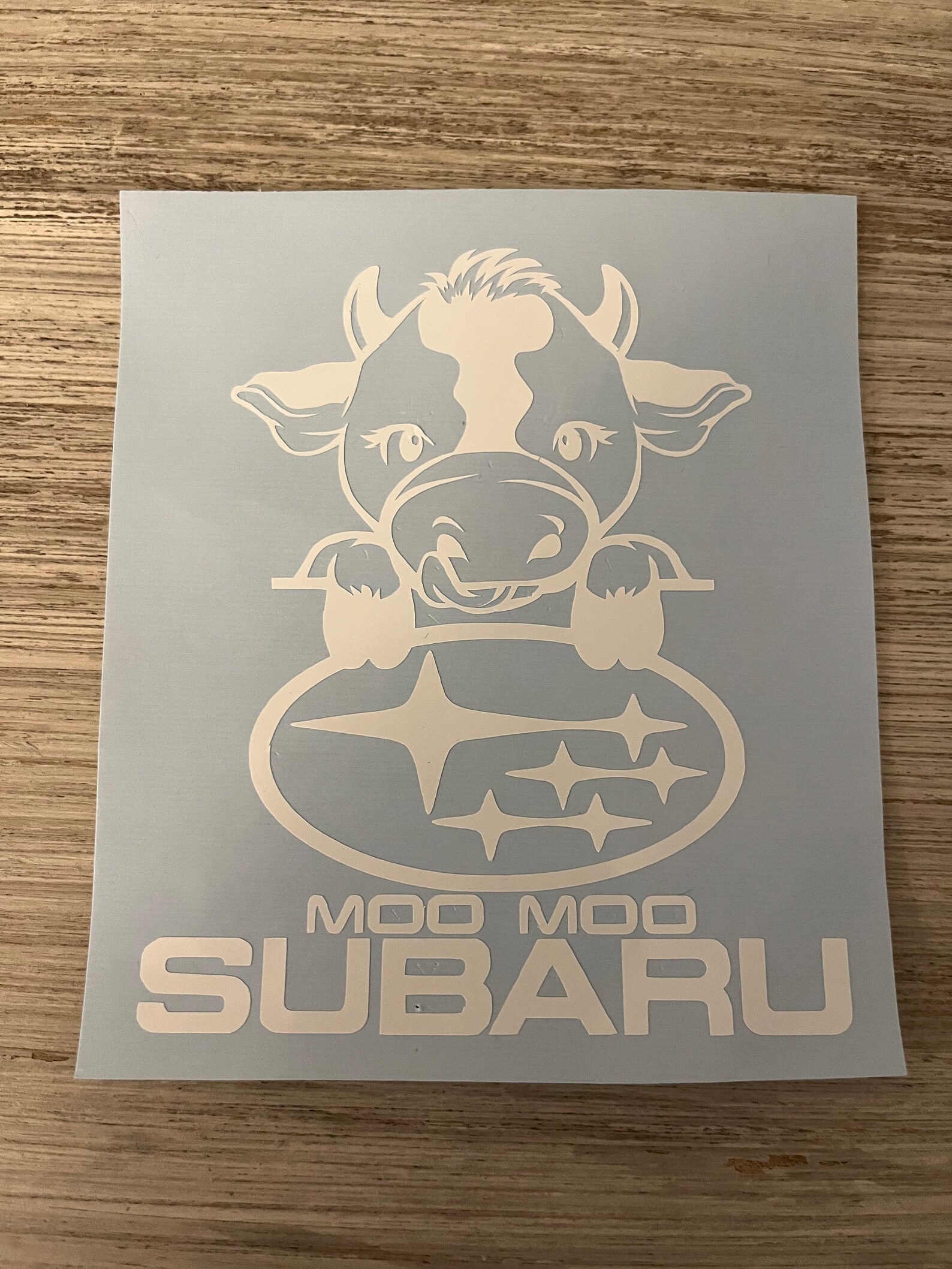 Moo Moo Subaru Decal - Etsy