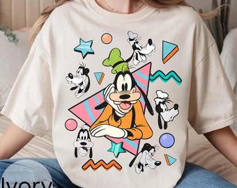 Disney Retro 90er Jahre Goofy Png, Disney Micky und Freunde Png, Goofy Max Roxanne Png, Magic Kingdom Png, Disney Powerline Png