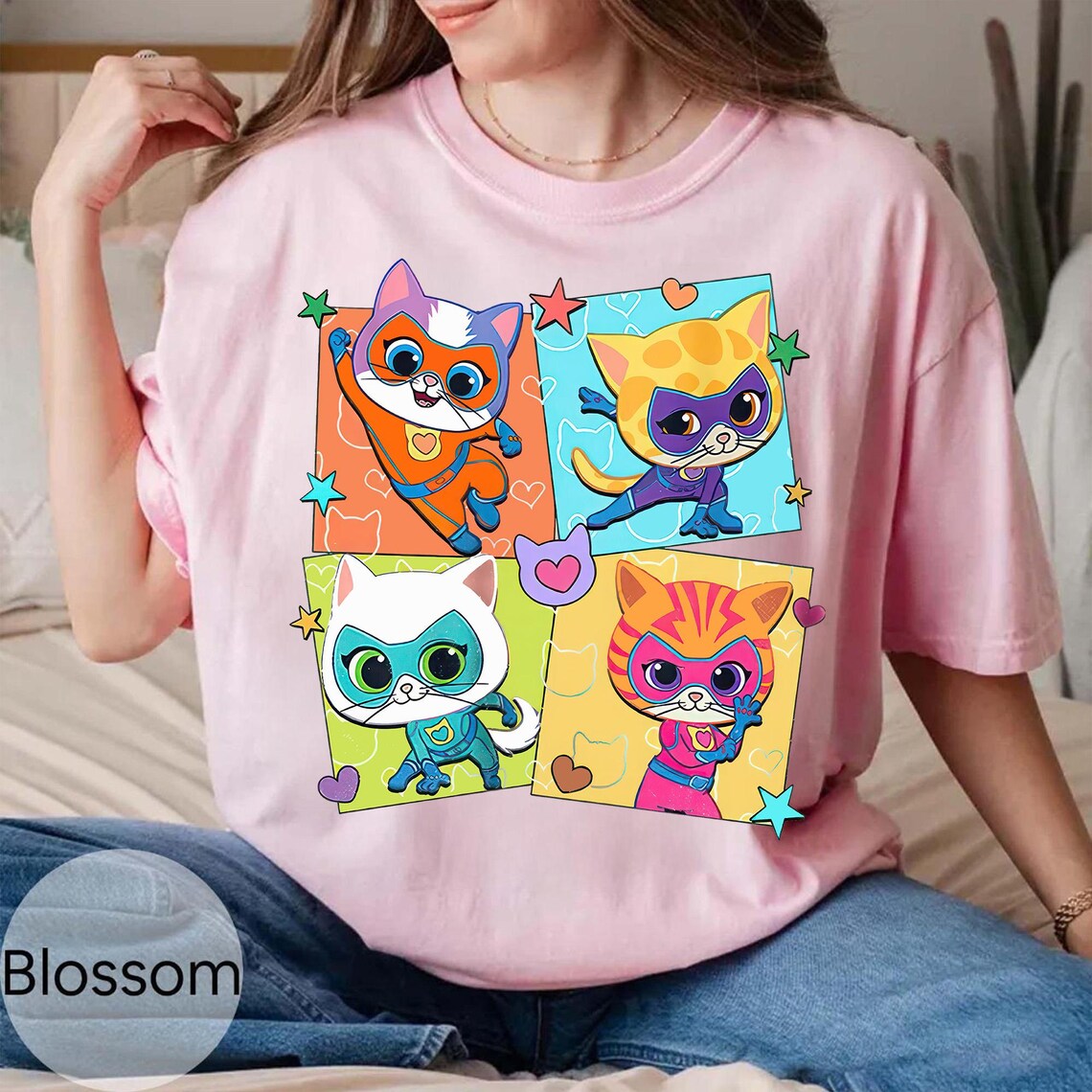 Disney Super Kitties Png, Buddy Cat Png, Bitsy Cat Png, Ginny Cat Tee ...