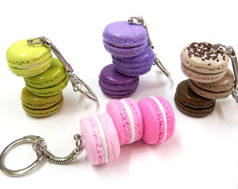 Macaron Keychain (In Ombre Or Solid Color) HANDMADE